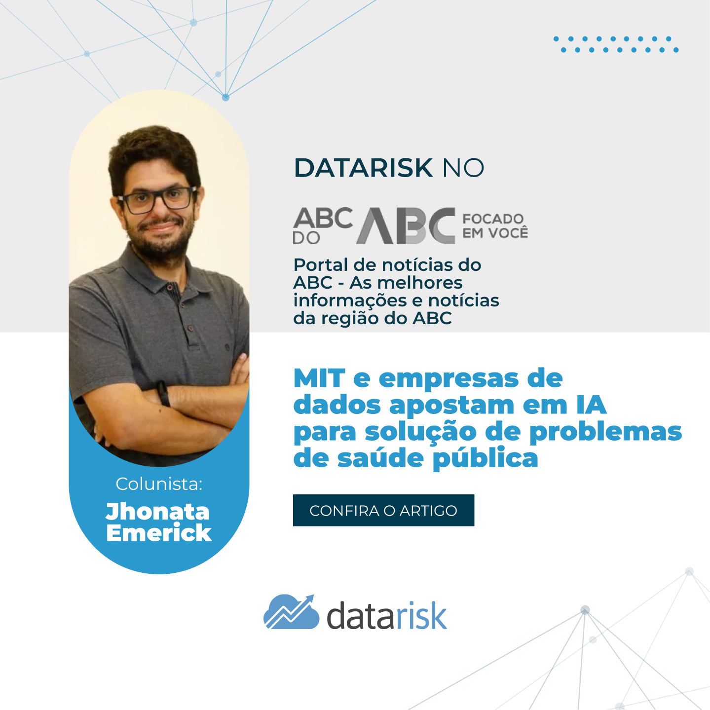 MIT e empresas de dados apostam em IA para solução de problemas de saúde pública